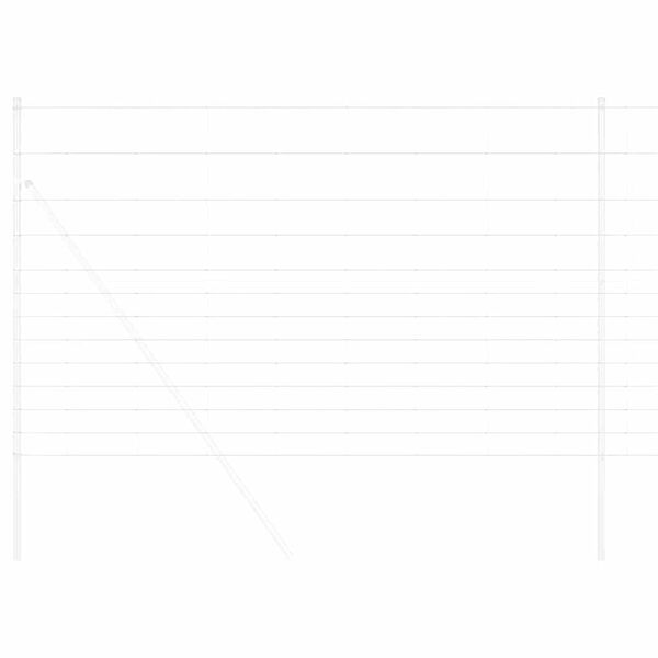 vidaXL Ogrodzenie pastwiskowe Srebrny 25 x 1.5 m Stal galwanizowana