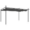 vidaXL Pergola ze zwijanym dachem, antracytowa, 395x292x230 cm