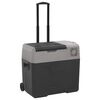 vidaXL Lod&oacute;wka na k&oacute;łkach, z uchwytem, czarno-szara, 30 L, PP