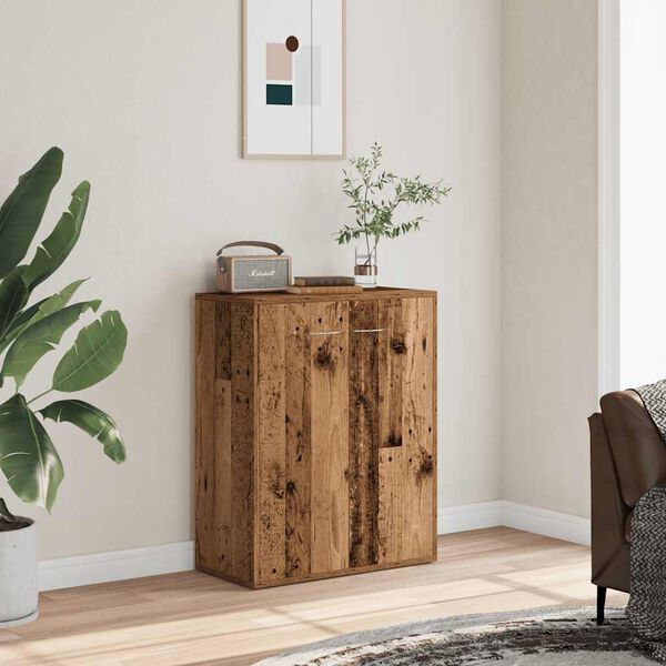 vidaXL Szafka, stare drewno, 60x30x75 cm, materiał drewnopochodny