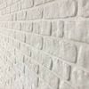 vidaXL Panele ścienne 3D, wz&oacute;r białej cegły, 10 szt., EPS