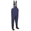 vidaXL Waders z butami Poliester powlekany PVC Rozmiar 43 niebieski