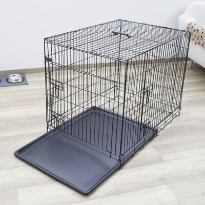 Kerbl Klatka dla psa, 92x63x74 cm, czarna