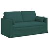 vidaXL Sofa 2 pcs Ciemna zieleń 158 x 78 x 80 cm tkanina