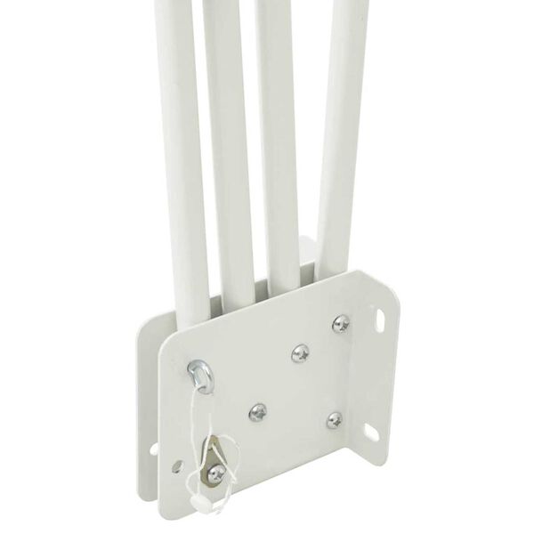 vidaXL Ekran Prywatności Balkonowej Szary 160 x 160 cm Poliester