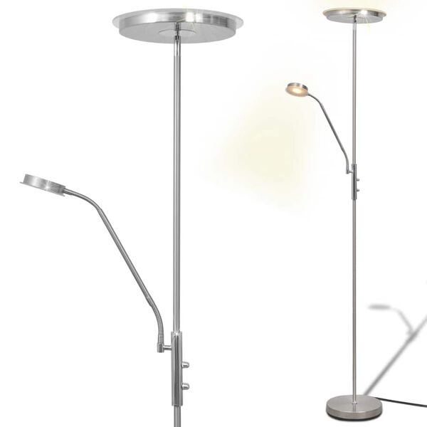 vidaXL Lampa podłogowa LED, przyciemniana, 23 W