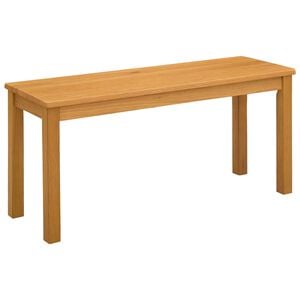 vidaXL Ławka jadalniana 95 x 32 x 45 cm Dąb lite naturalny