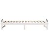 vidaXL Ramka łóżka Biały 80 x 210 cm Lite drewno sosnowe