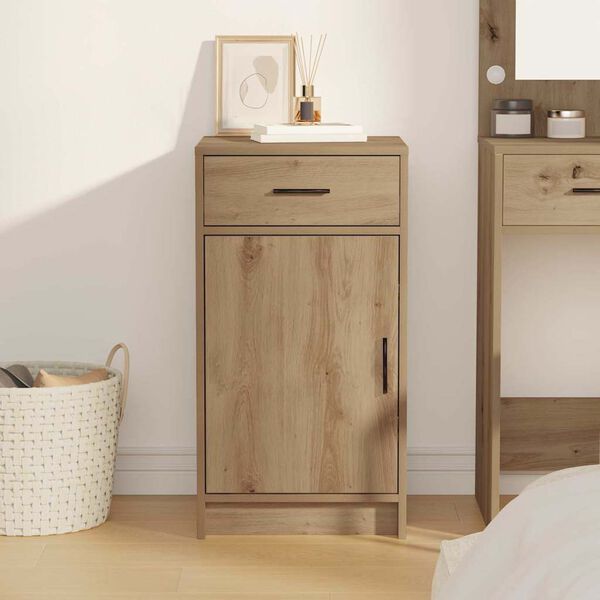 vidaXL Bufet z szufladą Dąb rzemieślniczy 40 x 40.5 x 75 cm