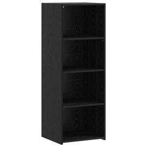 vidaXL Highboard Czarny dąb 45 x 41 x 124 cm Drewno inżynieryjne