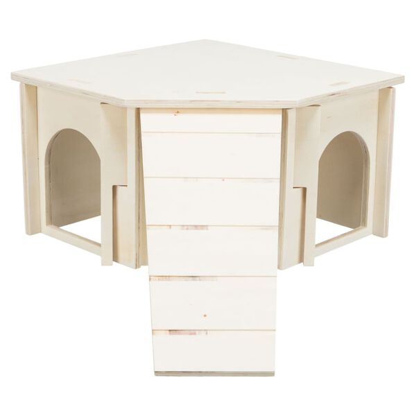 TRIXIE Domek dla gryzoni Thore, 30x18x30 cm, drewniany