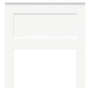 vidaXL Zagł&oacute;wek Z zagł&oacute;wkiem Biały 75 cm Materiał drewnopochodny