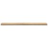 vidaXL Parapety 2 szt., surowe, 120x15x2 cm, lite drewno dębowe