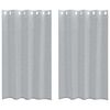 vidaXL Firany Voile 2 szt. Ciemnoszary 175 x 140 cm Poliester