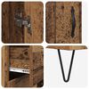 vidaXL Highboard z szufladą 2 pcs Stare drewno Materiał drewnopochodny