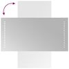 vidaXL Lustro łazienkowe z LED, 30x60 cm