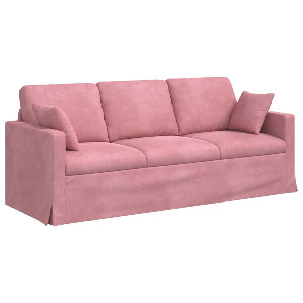 vidaXL Sofa R&oacute;żowy