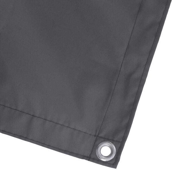 vidaXL Parawan balkonowy, antracyt, 90x700 cm, 100% poliester Oxford