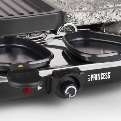 Princess Okrągły grill raclette z 8 patelniami, 1200 W, 162710