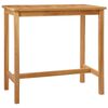 vidaXL St&oacute;ł barowy naturalny 110 x 60 x 105 cm Lite Teak