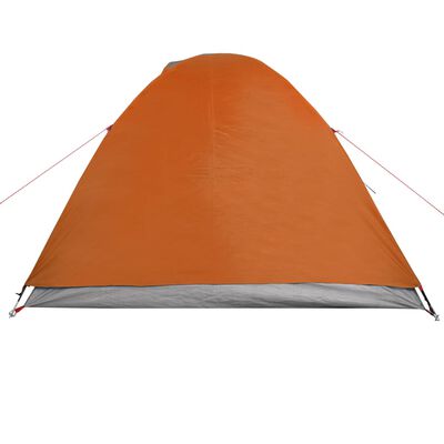 vidaXL Namiot, 2-os., szaro-pomarańczowy, 264x210x125 cm, tafta 185T