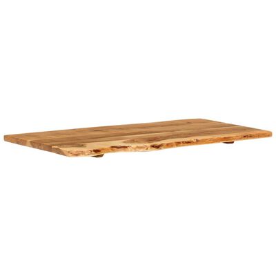 vidaXL Blat łazienkowy, lite drewno akacjowe, 100x52x2,5 cm