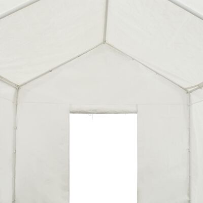 vidaXL Namiot magazynowy z PE, 3 x 4 m, biały