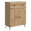 vidaXL Bufet Dąb artisan 66 x 34,5 x 90 cm Drewno inżynieryjne