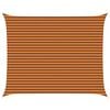 vidaXL Żagiel przeciwsłoneczny Pomarańczowy i brązowy 5 x 4 m