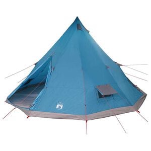 vidaXL Namiot Tipi z dachem Niebieski 560 x 560 x 300 cm tafta