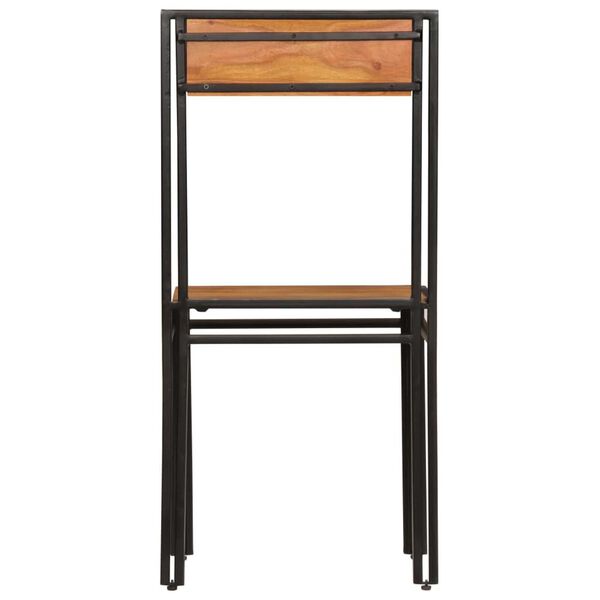 vidaXL Krzesła jadalniane, 6 szt., lite drewno akacjowe