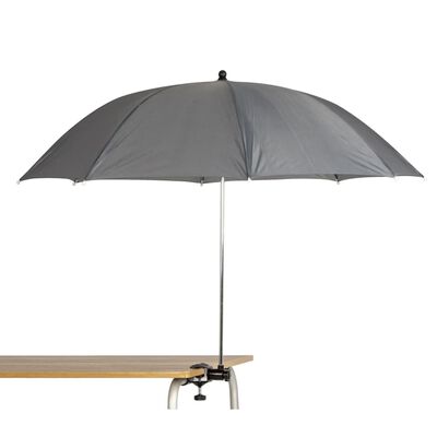Bo-Camp Parasol stołowy, 106 cm, szary