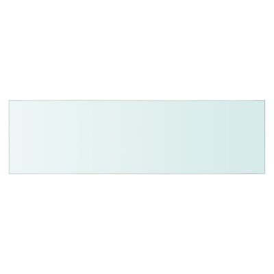 vidaXL Półki, 2 szt., panel z bezbarwnego szkła, 70 x 20 cm