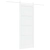 vidaXL Drzwi przesuwne ORKDAL 78 x 202 cm Drewno inżynieryjne Biały