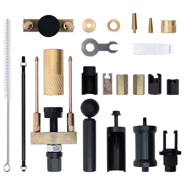 vidaXL Zestaw ściągaczy do wtryskiwaczy w silnikach diesel i benzyna