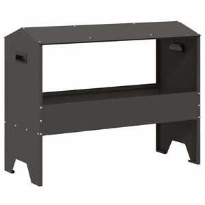 vidaXL Koryto do karmienia bydła Czarny 79 x 35 x 62 cm 15 kg