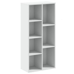 vidaXL Regał, biały, 50x25x105 cm, materiał drewnopochodny