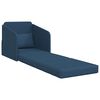 vidaXL Sofa Bed 60cm Niebieski tkanina