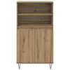 vidaXL Highboard Brązowy 60 x 36 x 110 cm Materiał drewnopochodny