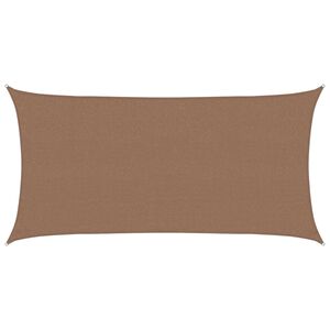 vidaXL Żagiel przeciwsłoneczny Ciemnoszary 2 x 6 m HDPE