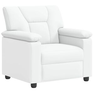 vidaXL Sofa Biały 91 x 85 x 93 cm Ekosk&oacute;ra
