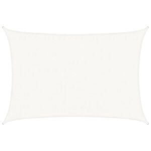 vidaXL Żagiel przeciwsłoneczny, 160 g/m&sup2;, biały, 3,5x5 m, HDPE