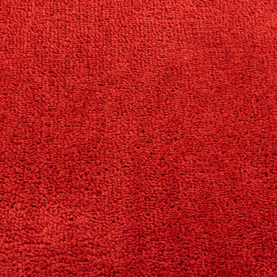 vidaXL Dywan OVIEDO z krótkim włosiem, czerwony, 100x200 cm