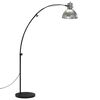 vidaXL Lampa stojąca, 25 W, srebro vintage, 150 cm, E27