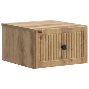 vidaXL Wisząca Szafka Nocna Dąb artisan 33 x 34,5 x 20 cm