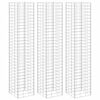 vidaXL Wysokie donice gabionowe, 3 szt., 30x30x150 cm, żelazo