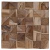 vidaXL Panel ścienny 11 szt. naturalny 30 x 30 x 2 cm