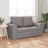 vidaXL Sofa Bed 60cm Ciemnoszary tkanina