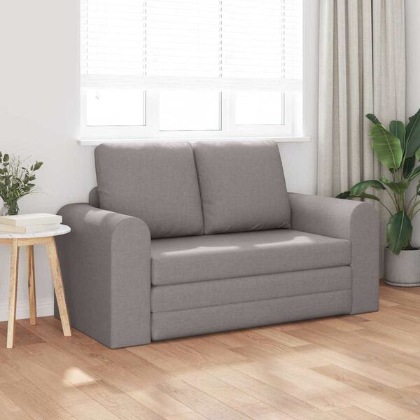 vidaXL Sofa Bed 60cm Ciemnoszary tkanina