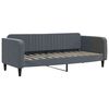 vidaXL Sofa z funkcją spania, ciemnoszara, 90x190 cm, aksamit